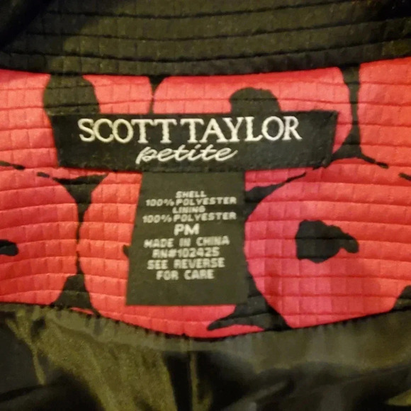 SCOTT TAYLOR | Petite Pink Open Jacket/Shawl sz PM - Picture 4 of 6